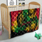 Rastafarian Lion Legend Bob Quilt Black Jamaican Reggae Festival Sketch Portrait