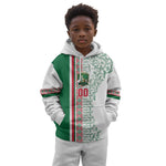 Algeria Tasqa n Umadal Custom Kid Hoodie Amazigh Desert Pattern Edition
