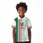 Algeria Tasqa n Umadal Custom Kid Polo Shirt Amazigh Desert Pattern Edition