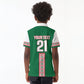 Algeria Tasqa n Umadal Custom Kid Polo Shirt Amazigh Desert Pattern Edition
