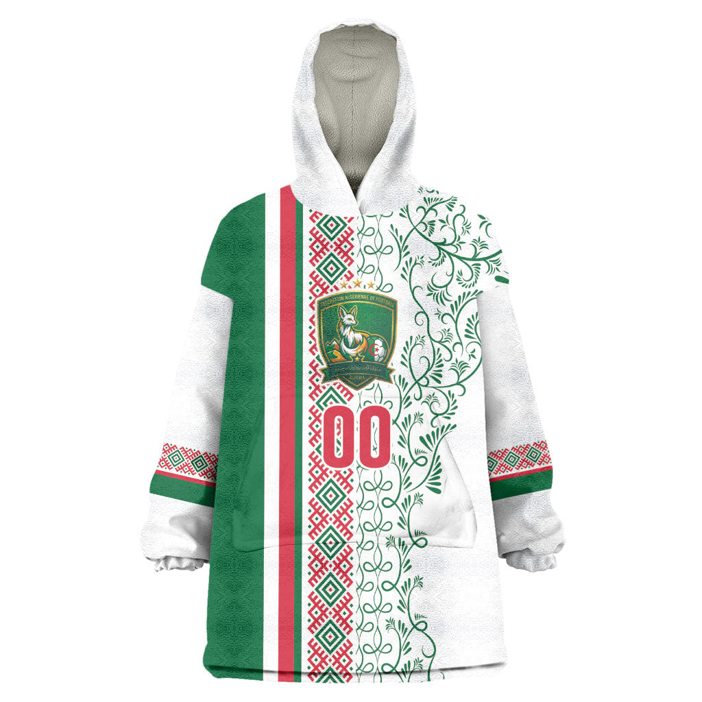 Algeria Tasqa n Umadal Custom Kid Wearable Blanket Hoodie Amazigh Desert Pattern Edition