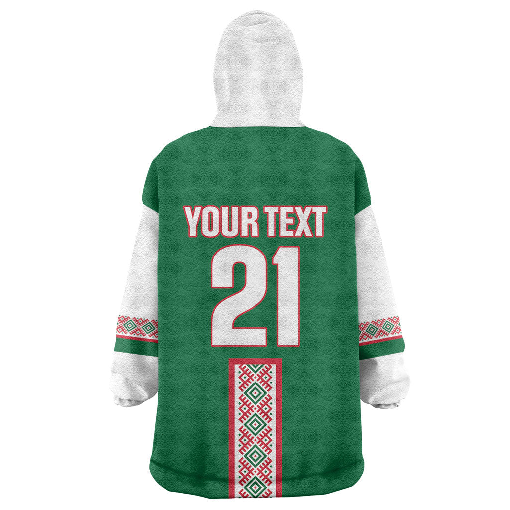 Algeria Tasqa n Umadal Custom Kid Wearable Blanket Hoodie Amazigh Desert Pattern Edition