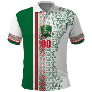 Algeria Tasqa n Umadal Custom Polo Shirt Amazigh Desert Pattern Edition