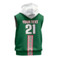 Algeria Tasqa n Umadal Custom Sleeveless Hoodie Amazigh Desert Pattern Edition
