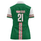 Algeria Tasqa n Umadal Custom Women Polo Shirt Amazigh Desert Pattern Edition