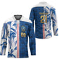 Cabo Verde Kopa di Mundu Custom Hockey Jersey Atlantic Waves Blue Edition