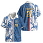 Cabo Verde Kopa di Mundu Custom Kid Hawaiian Shirt Atlantic Waves Blue Edition LT9
