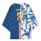 Cabo Verde Kopa di Mundu Custom Kimono Atlantic Waves Blue Edition