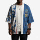 Cabo Verde Kopa di Mundu Custom Kimono Atlantic Waves Blue Edition