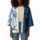 Cabo Verde Kopa di Mundu Custom Kimono Atlantic Waves Blue Edition