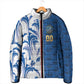 Cabo Verde Kopa di Mundu Custom Padded Jacket Atlantic Waves Blue Edition