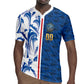 Cabo Verde Kopa di Mundu Custom Rugby Jersey Atlantic Waves Blue Edition