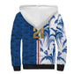 Cabo Verde Kopa di Mundu Custom Sherpa Hoodie Atlantic Waves Blue Edition