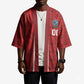 Cabo Verde Kopa di Mundu Custom Kimono Atlantic Waves Red Edition