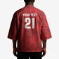 Cabo Verde Kopa di Mundu Custom Kimono Atlantic Waves Red Edition