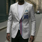 Cabo Verde Kopa di Mundu Custom Blazer Atlantic Waves White Edition