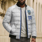 Cabo Verde Kopa di Mundu Custom Bomber Puffer Jacket Atlantic Waves White Edition