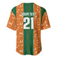 Cote d'Ivoire N'glo Wa Klo Custom Baseball Jersey Baoule Textile Edition
