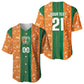Cote d'Ivoire N'glo Wa Klo Custom Baseball Jersey Baoule Textile Edition