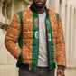 Cote d'Ivoire N'glo Wa Klo Custom Bomber Puffer Jacket Baoule Textile Edition