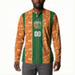 Cote d'Ivoire N'glo Wa Klo Custom Button Sweatshirt Baoule Textile Edition