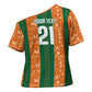 Cote d'Ivoire N'glo Wa Klo Custom Cross Shoulder Shirt Baoule Textile Edition