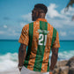 Cote d'Ivoire N'glo Wa Klo Custom Hawaiian Shirt Baoule Textile Edition LT9