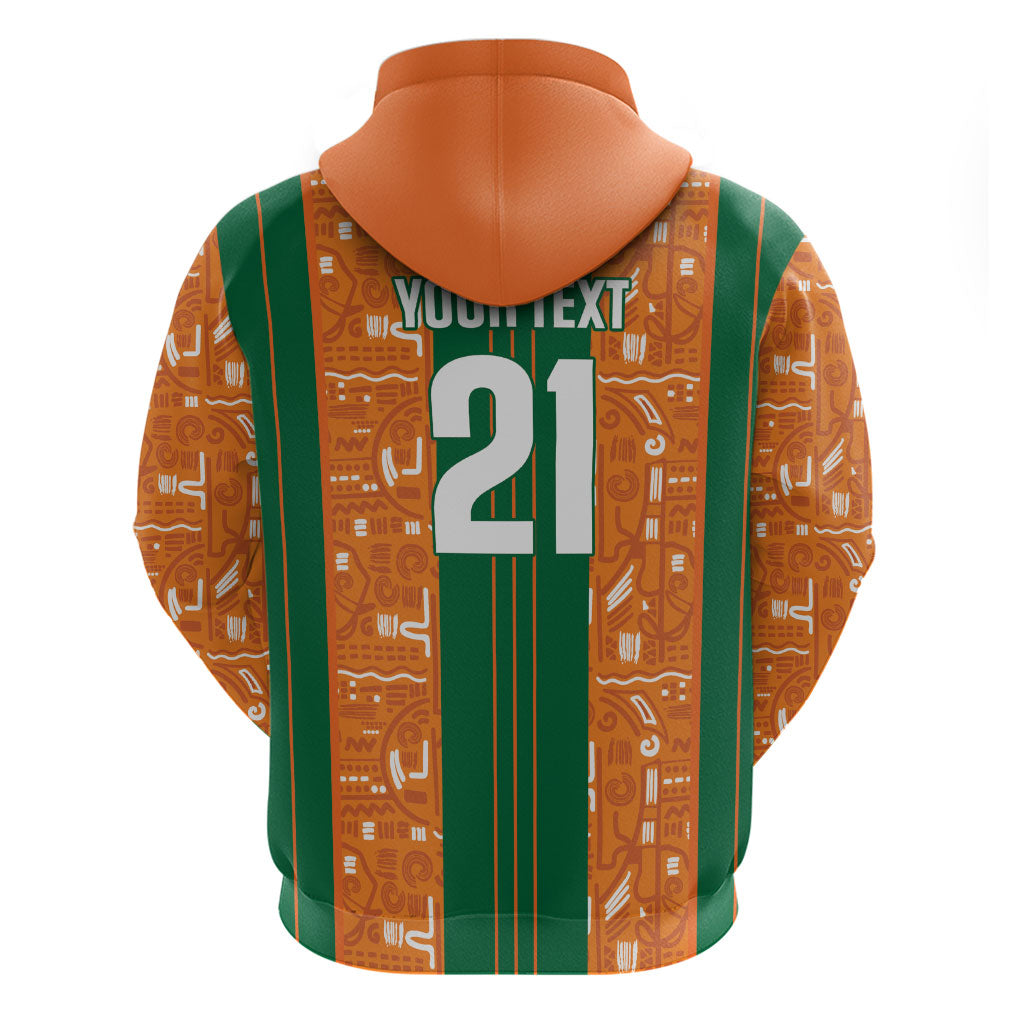 Cote d'Ivoire N'glo Wa Klo Custom Hoodie Baoule Textile Edition