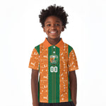 Cote d'Ivoire N'glo Wa Klo Custom Kid Polo Shirt Baoule Textile Edition