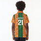 Cote d'Ivoire N'glo Wa Klo Custom Kid Polo Shirt Baoule Textile Edition
