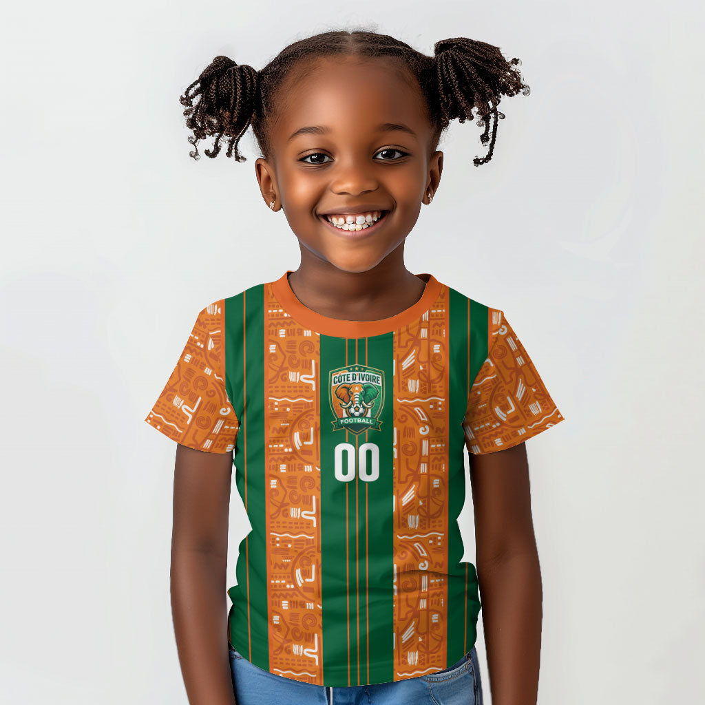 Cote d'Ivoire N'glo Wa Klo Custom Kid T shirt Baoule Textile Edition