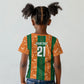 Cote d'Ivoire N'glo Wa Klo Custom Kid T shirt Baoule Textile Edition