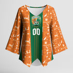 Cote d'Ivoire N'glo Wa Klo Custom Kimono Sleeve Blouse Baoule Textile Edition