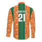 Cote d'Ivoire N'glo Wa Klo Custom Long Sleeve Button Shirt Baoule Textile Edition