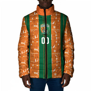 Cote d'Ivoire N'glo Wa Klo Custom Padded Jacket Baoule Textile Edition