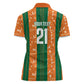 Cote d'Ivoire N'glo Wa Klo Custom Women Polo Shirt Baoule Textile Edition