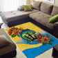 Black Barbadians Mahi-mahi Trident Area Rug - African Pride