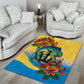 Black Barbadians Mahi-mahi Trident Area Rug - African Pride