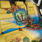 Black Barbadians Mahi-mahi Trident Back Car Seat Cover - African Pride