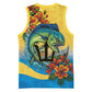 Black Barbadians Mahi-mahi Trident Basketball Jersey - African Pride