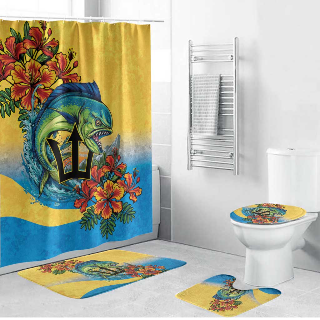 Black Barbadians Mahi-mahi Trident Bathroom Set