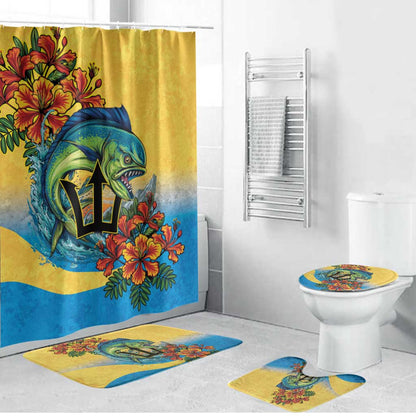 Black Barbadians Mahi-mahi Trident Bathroom Set