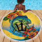 Black Barbadians Mahi-mahi Trident Beach Blanket - African Pride