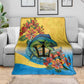 Black Barbadians Mahi-mahi Trident Blanket - African Pride
