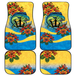 Black Barbadians Mahi-mahi Trident Car Mats - African Pride