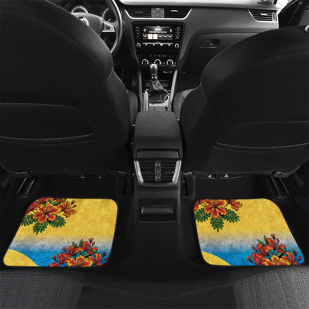 Black Barbadians Mahi-mahi Trident Car Mats - African Pride