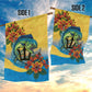 Black Barbadians Mahi-mahi Trident Garden Flag - African Pride