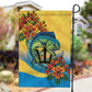 Black Barbadians Mahi-mahi Trident Garden Flag - African Pride
