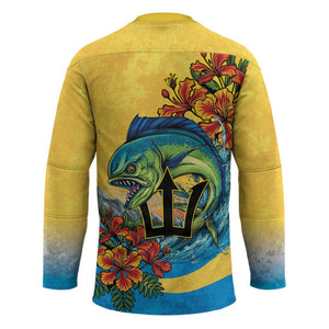 Black Barbadians Mahi-mahi Trident Hockey Jersey