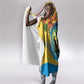 Black Barbadians Mahi-mahi Trident Hooded Blanket - African Pride